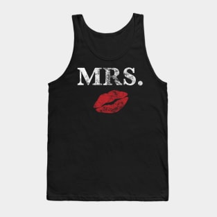 Mrs. Kiss Woman Funny Couple Partnerlook Gift Tank Top